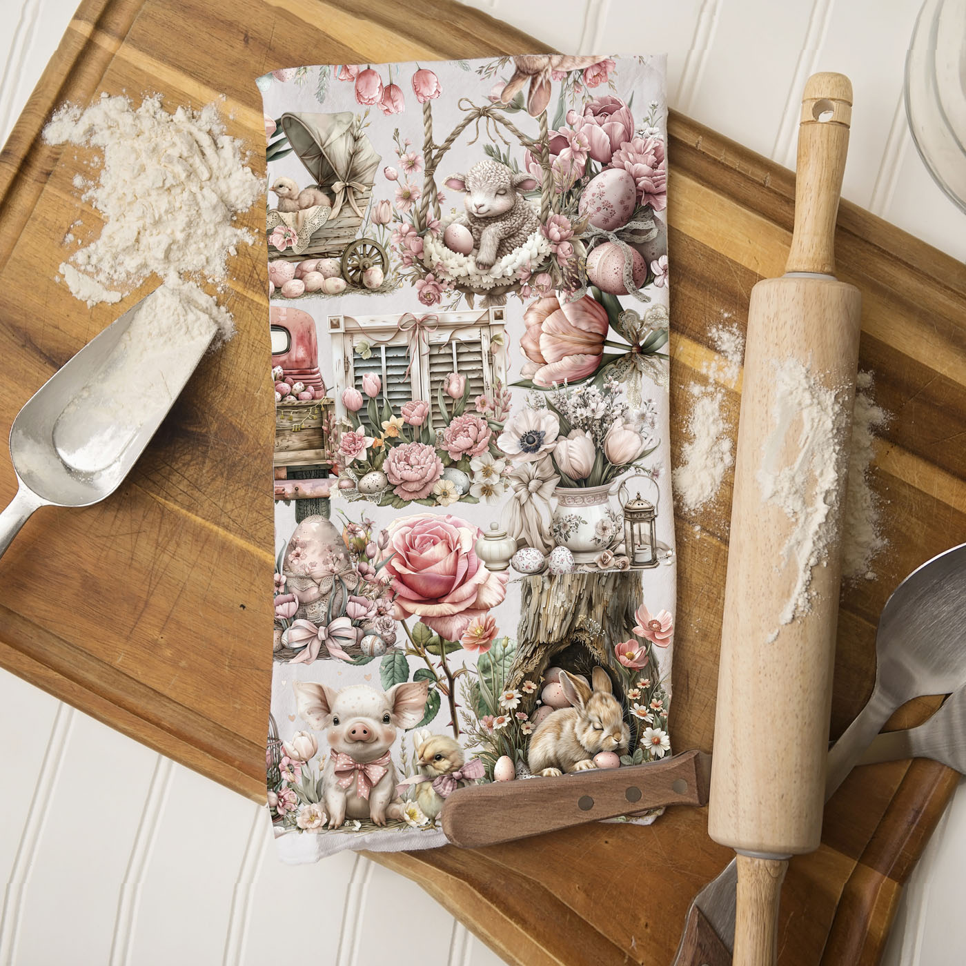 Rose Royal Easter Towel