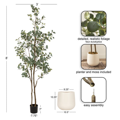 Eudora Faux Eucalyptus Tree