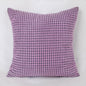 Soft Polyester Cushion Cover Corn Striped Pillow Cozy Throw Pillow Covers Cases for Couch Bed Sofa Ultra Soft Striped Cover Nordic Home Decor Throw Pillow Case Car Living Room Autumn Decoration