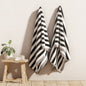 Oversized Striped Border Cabana Beach Towels - Santa Cruz.