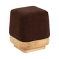 Sabri Square Ottoman Fabric and Wood