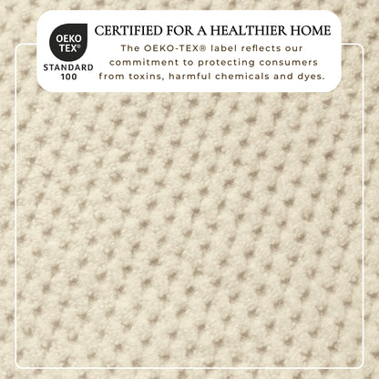 100% Cotton Checkered Jacquard Bath Towel Set - Giuliana Collection
