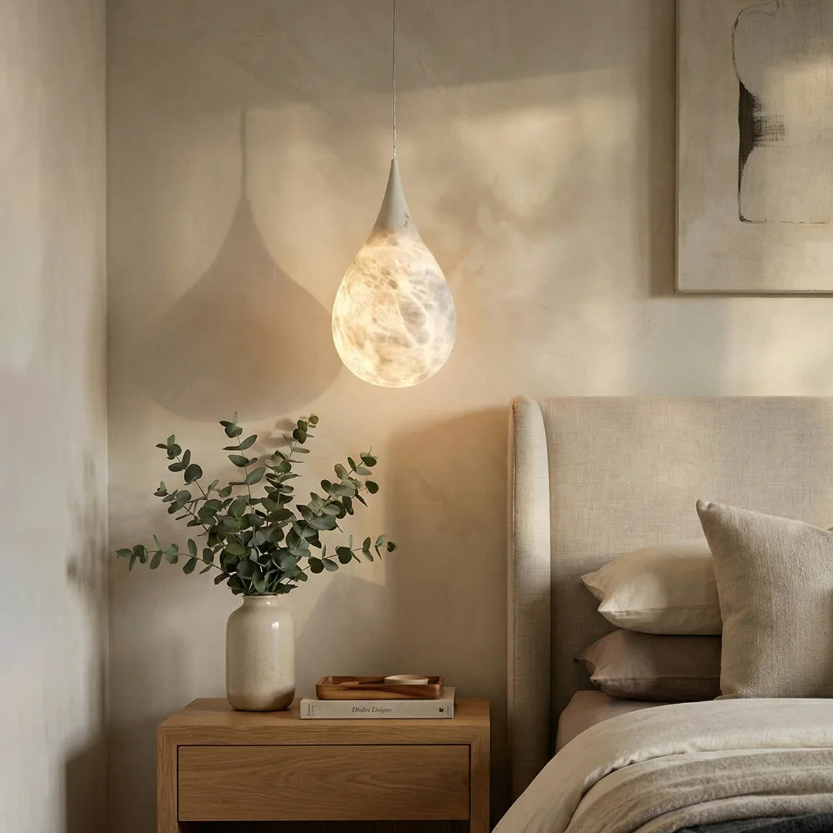 Raindrop Alabaster Pendant Light