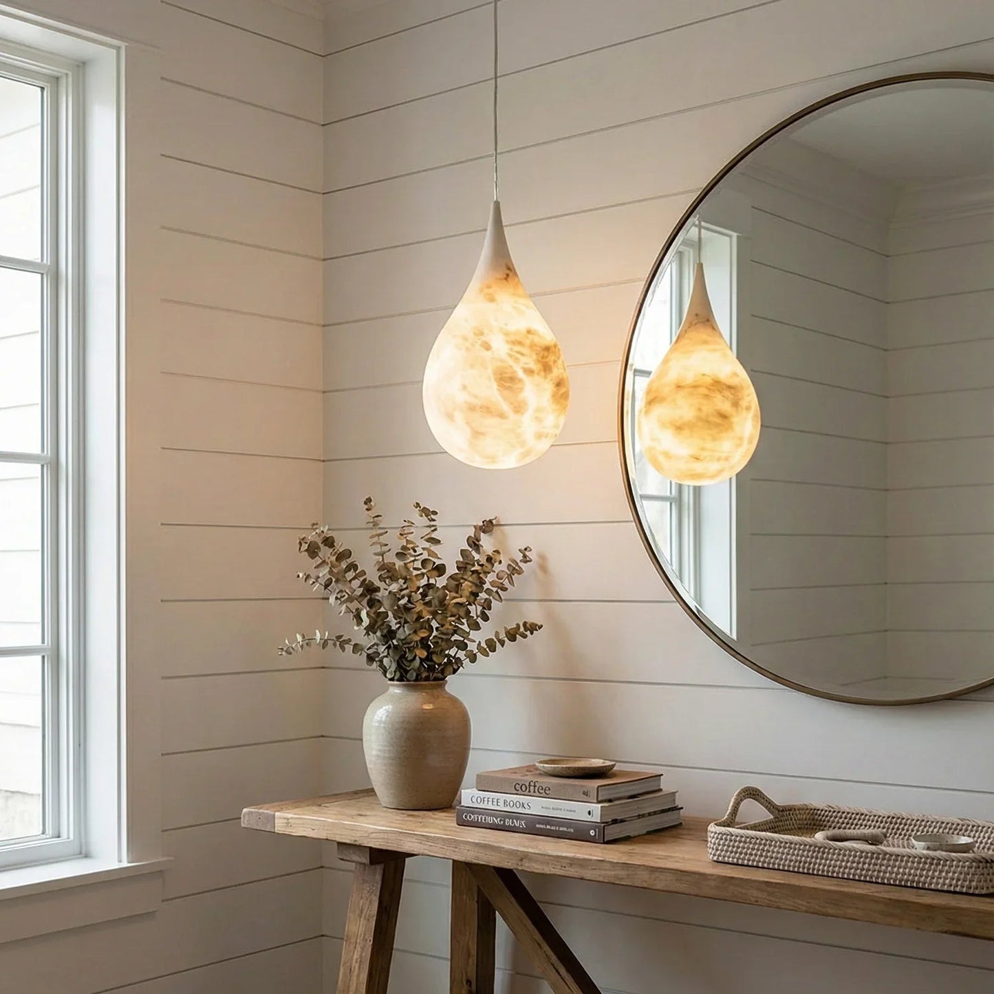 Raindrop Alabaster Pendant Light