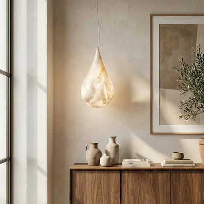 Raindrop Alabaster Pendant Light