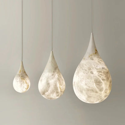 Raindrop Alabaster Pendant Light