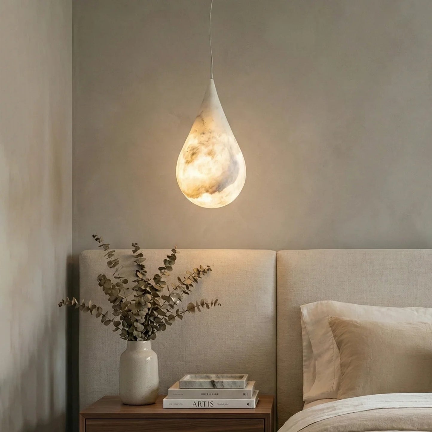 Raindrop Alabaster Pendant Light