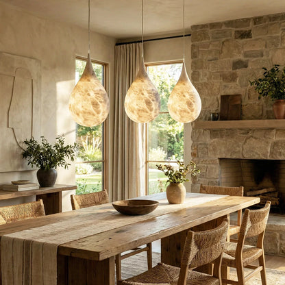 Raindrop Alabaster Pendant Light
