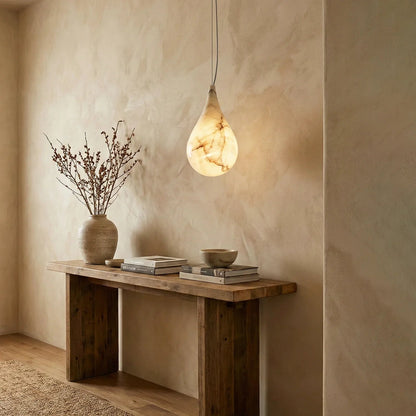 Raindrop Alabaster Pendant Light