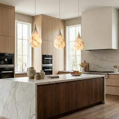 Raindrop Alabaster Pendant Light