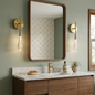 Raindrop Glass Solitaire Wall Lamp