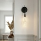 Raindrop Glass Solitaire Wall Lamp