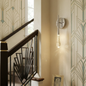 Raindrop Glass Solitaire Wall Lamp