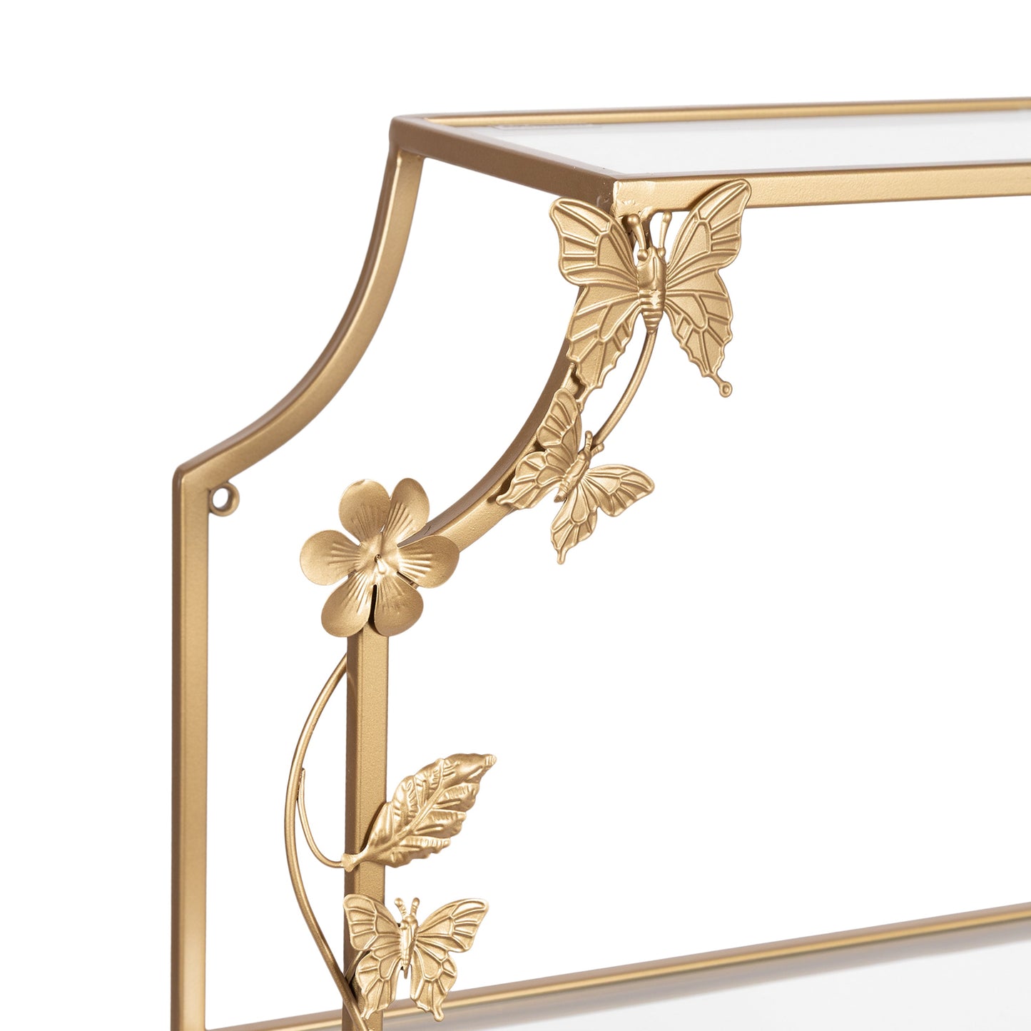 Rosella Floral Tiered Shelf Metal