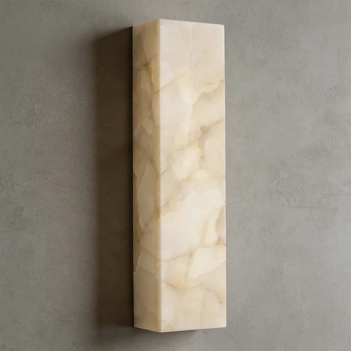 Rectangular Alabaster Wall Light