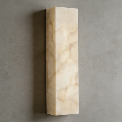 Rectangular Alabaster Wall Light
