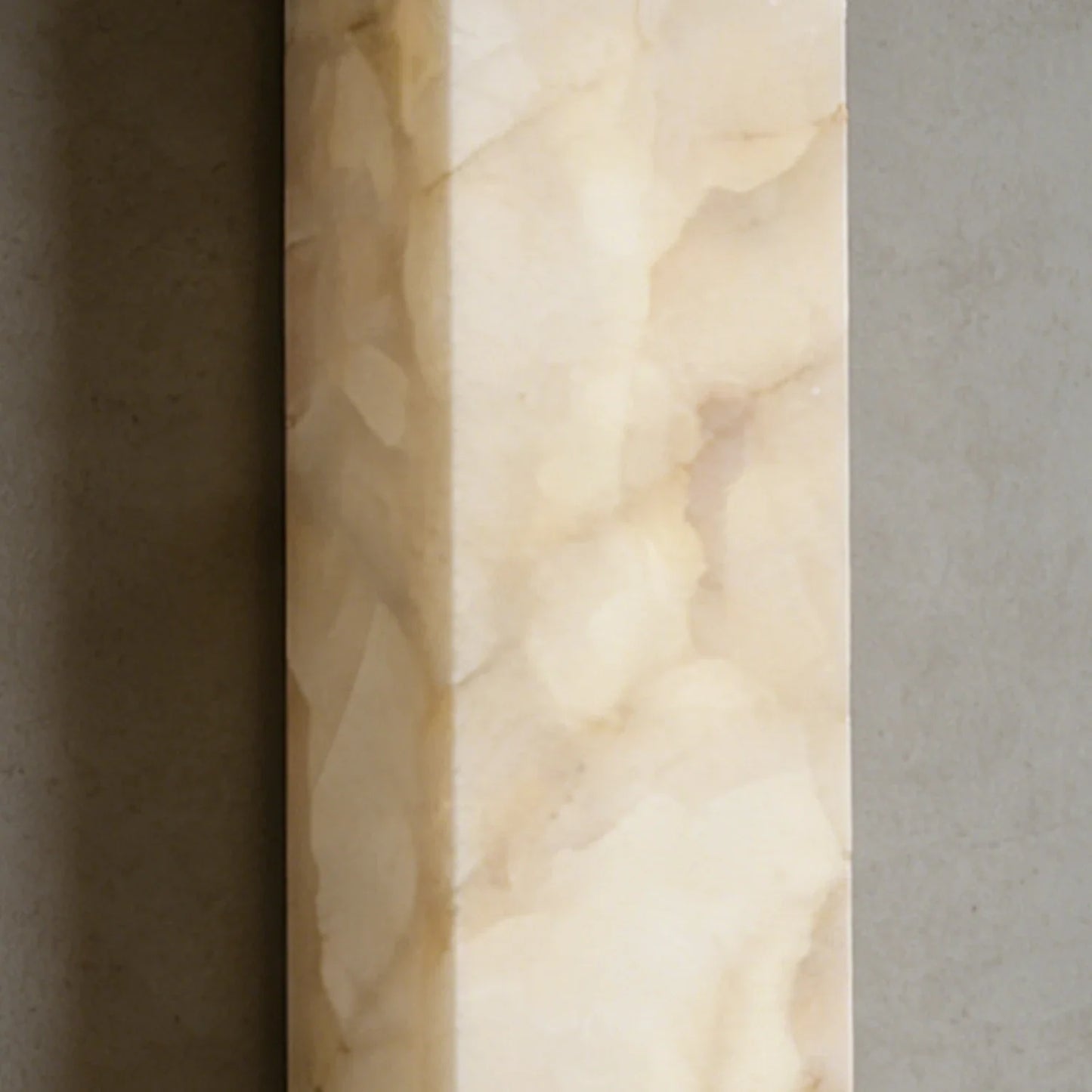 Rectangular Alabaster Wall Light