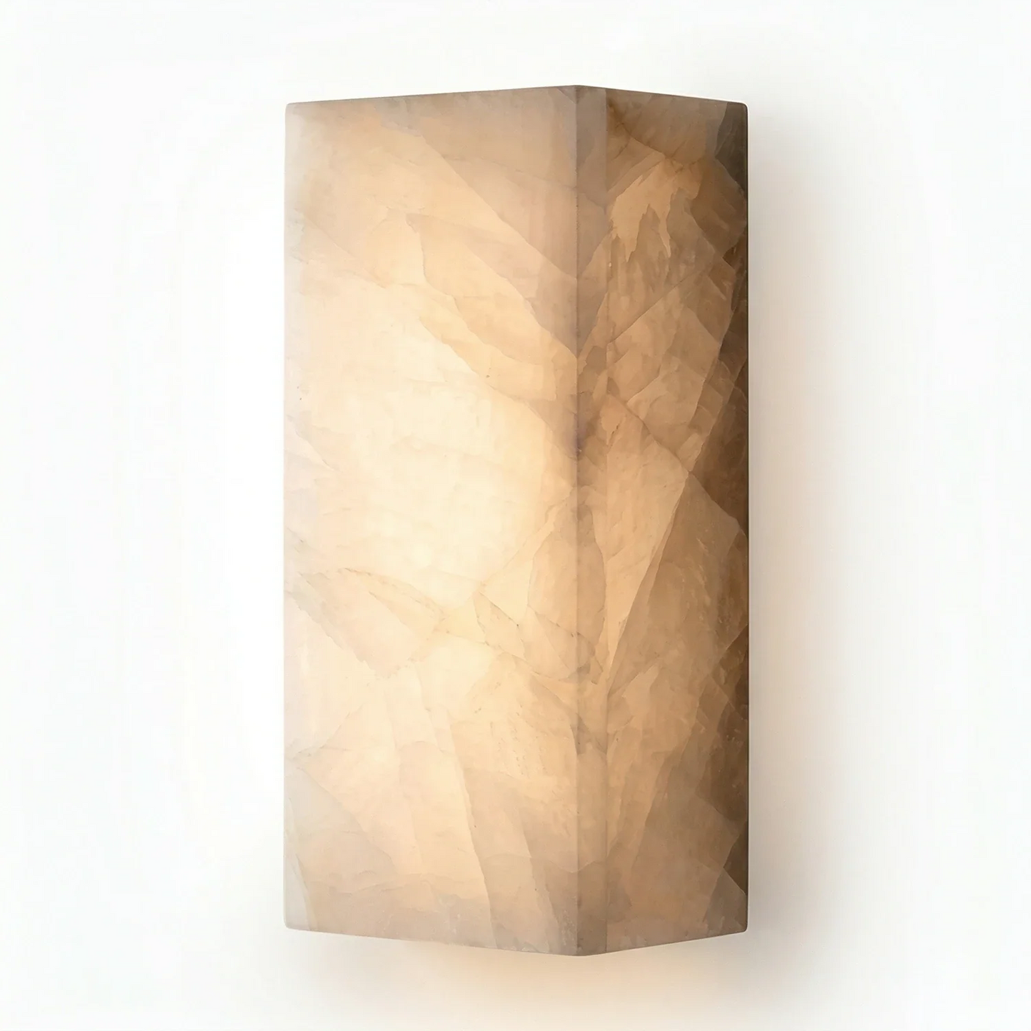 Rectangular Alabaster Wall Light