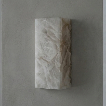 Rectangular Alabaster Wall Light