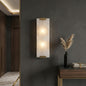Rectangular Natural Alabaster Wall Sconce