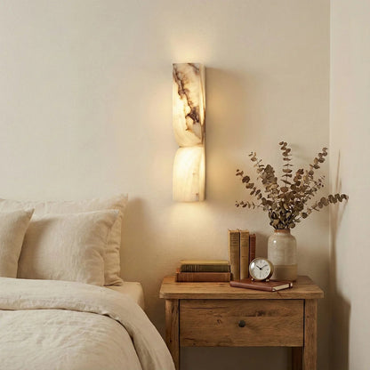 Rectangular Essence Alabaster Wall Sconce