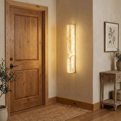 Rectangular Essence Alabaster Wall Sconce