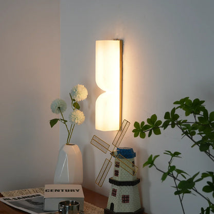 Rectangular Essence Alabaster Wall Sconce