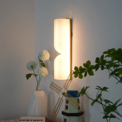 Rectangular Essence Alabaster Wall Sconce