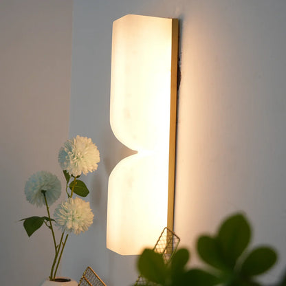 Rectangular Essence Alabaster Wall Sconce