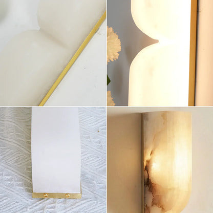 Rectangular Essence Alabaster Wall Sconce