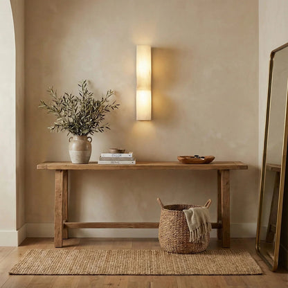 Rectangular Essence Alabaster Wall Sconce