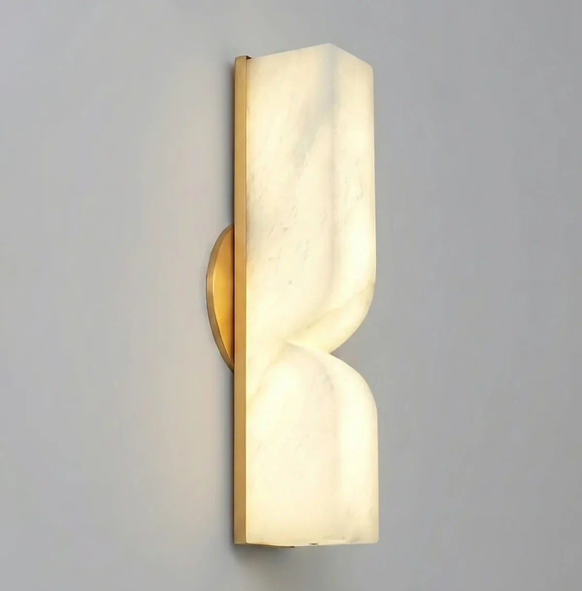 Rectangular Essence Alabaster Wall Sconce