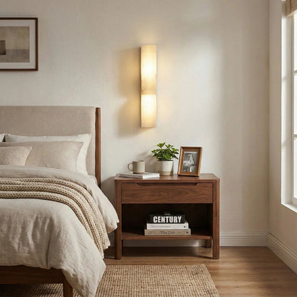 Rectangular Essence Alabaster Wall Sconce