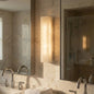 Rectangular Tubular Alabaster Wall Lamp