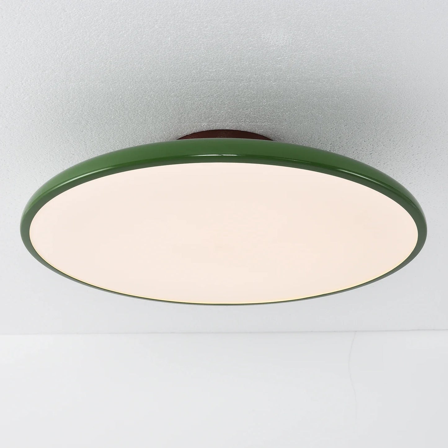 French Retro Cream Saucer Ceiling Lamp