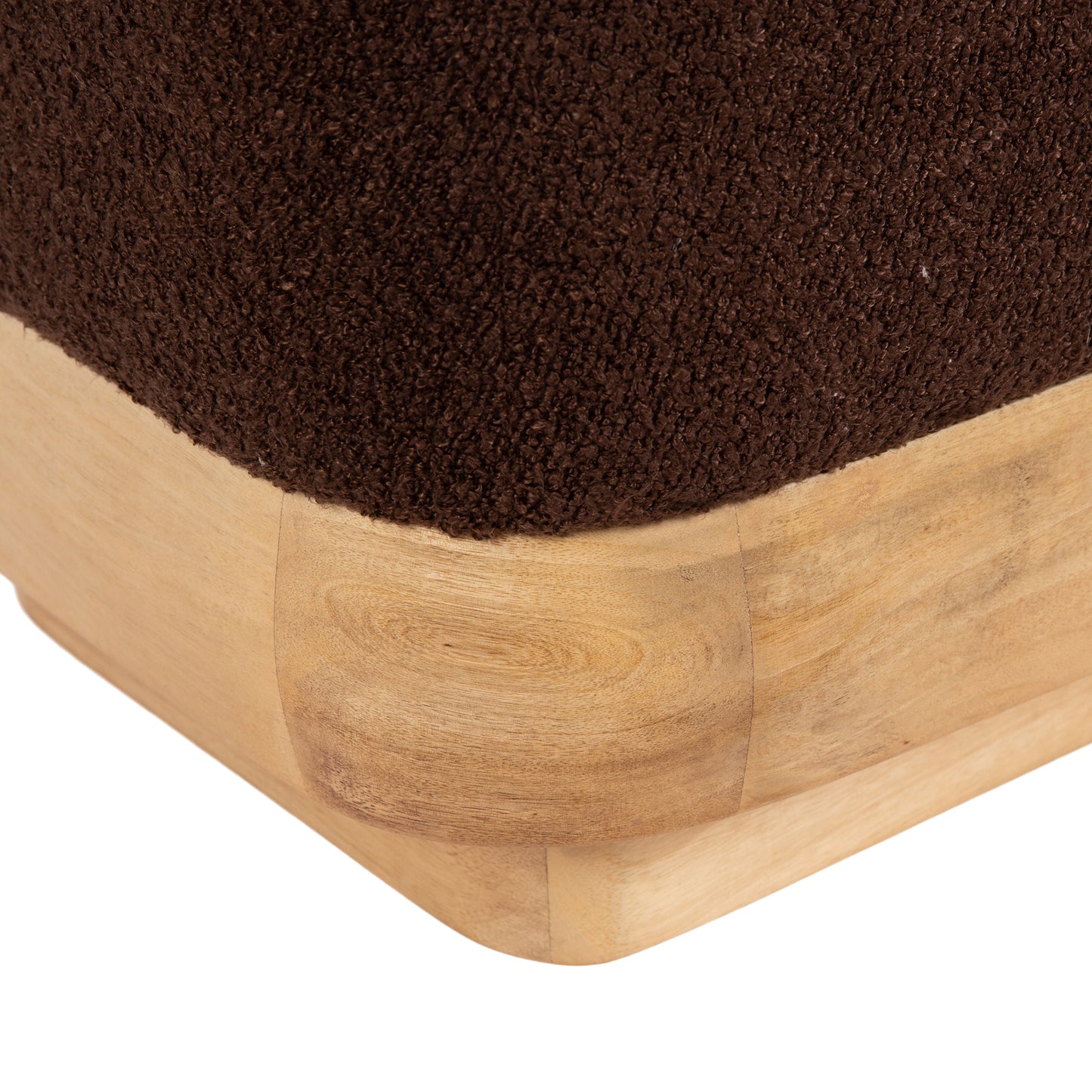 Sabri Square Ottoman Fabric and Wood