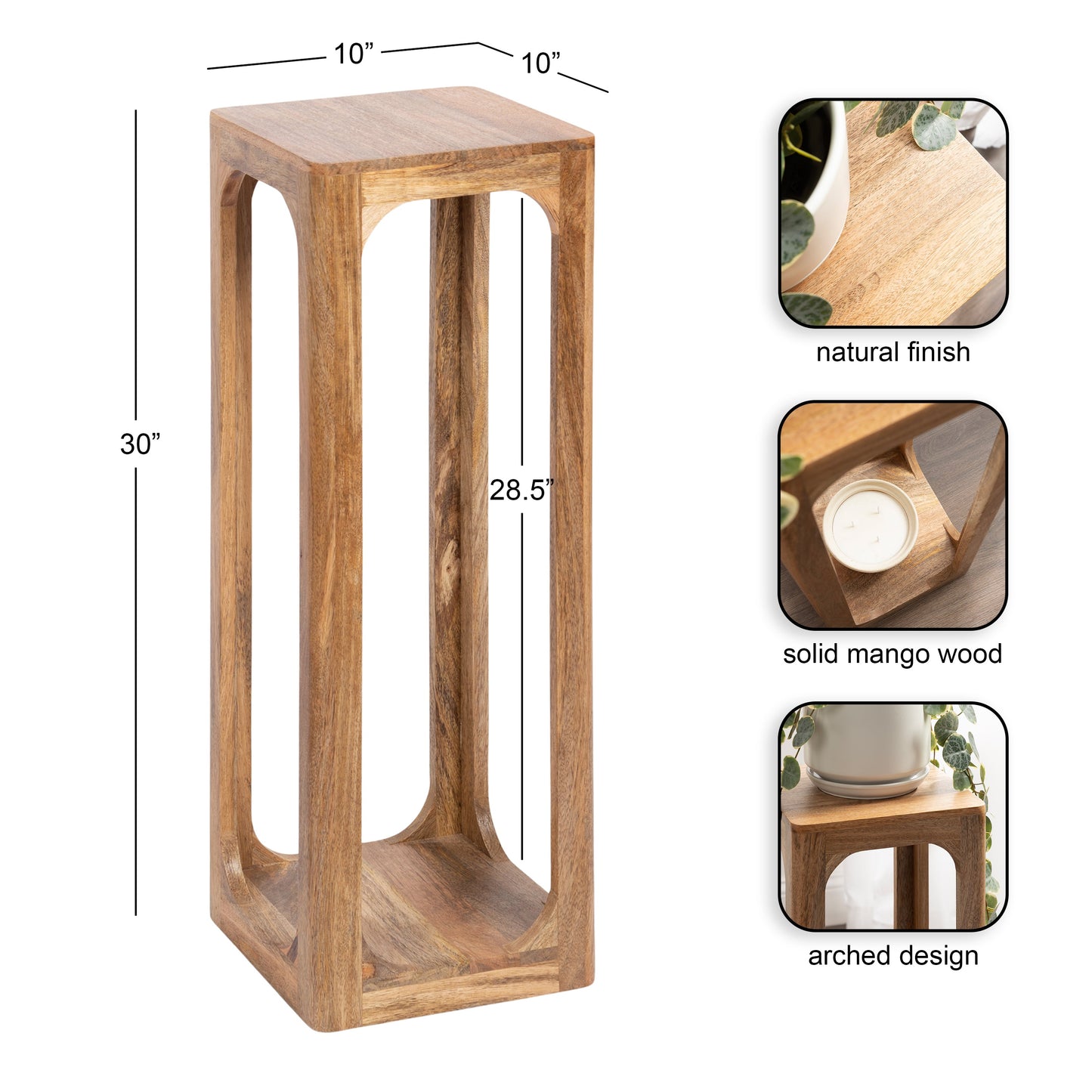 Dahl Square Wood Tea Table