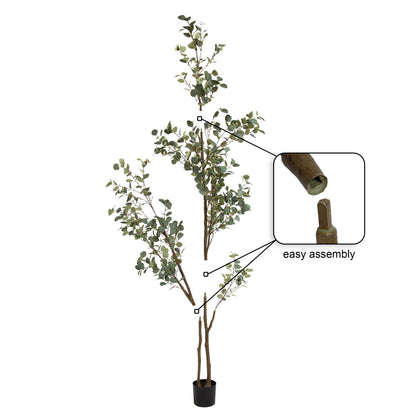 Eudora Faux Eucalyptus Tree