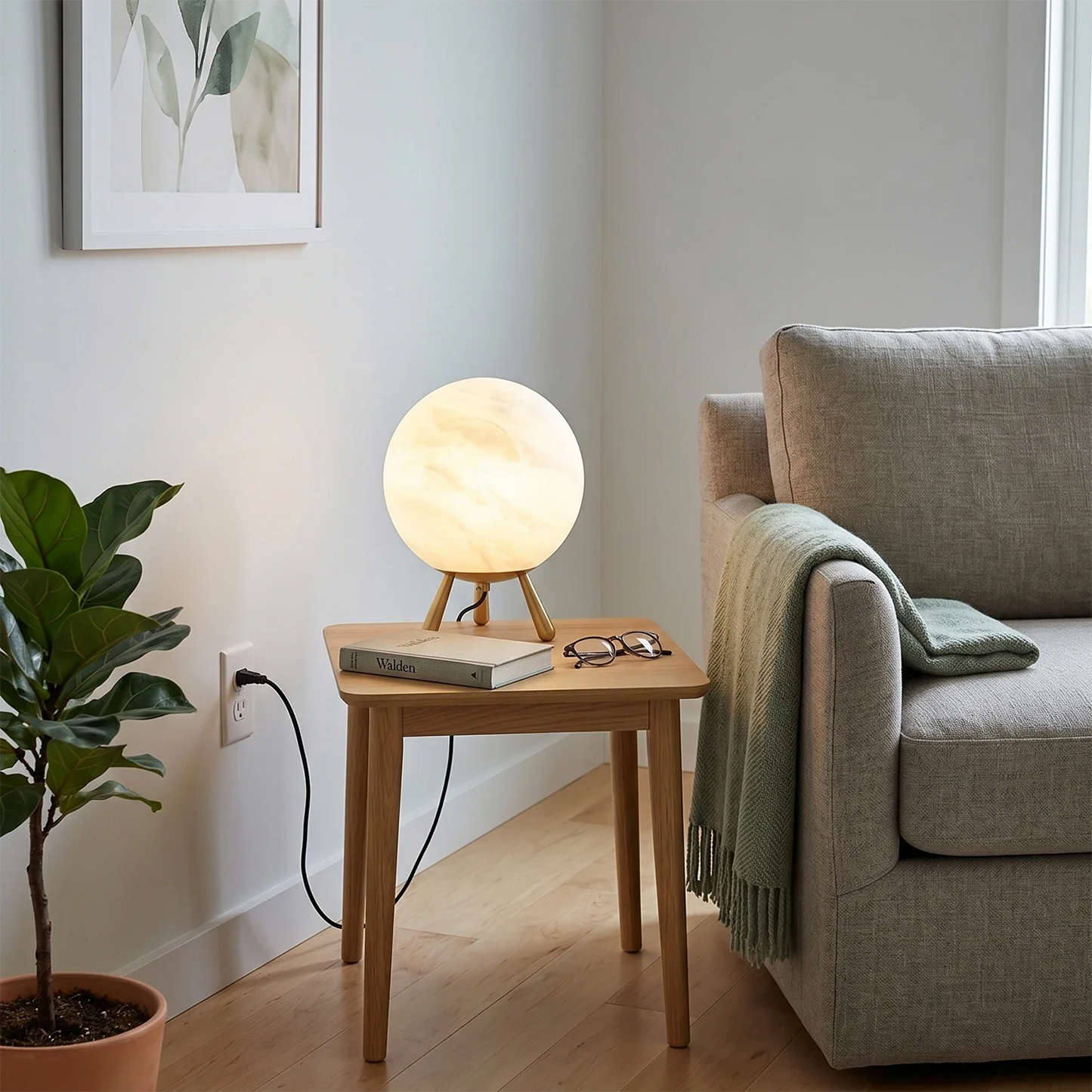 Romy Alabaster Table Lamp