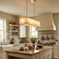 Round Alabaster Calcite Chandelier