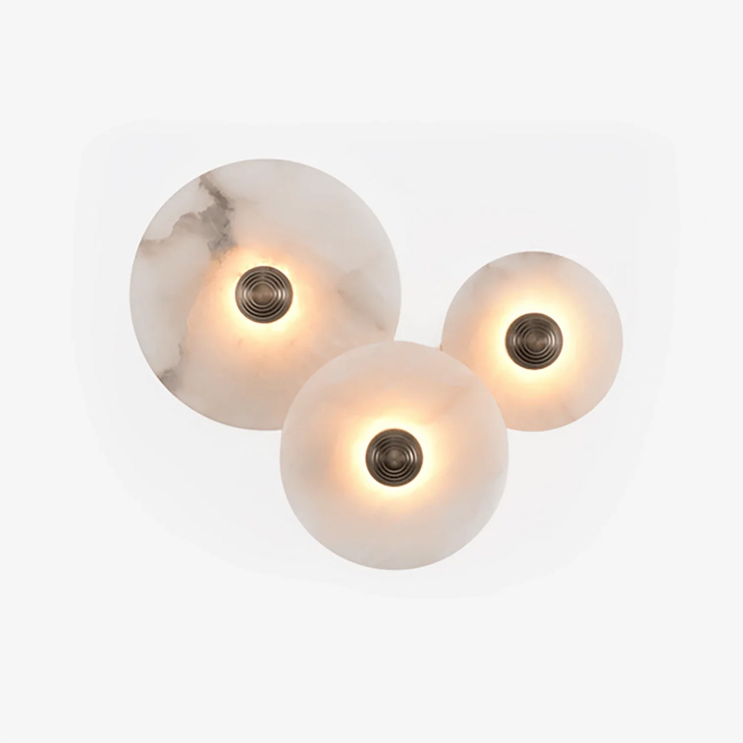 Round Alabaster Wall Lamp