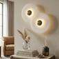 Round Alabaster Wall Lamp