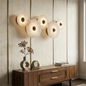 Round Alabaster Wall Lamp