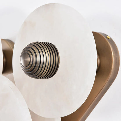 Round Alabaster Wall Lamp