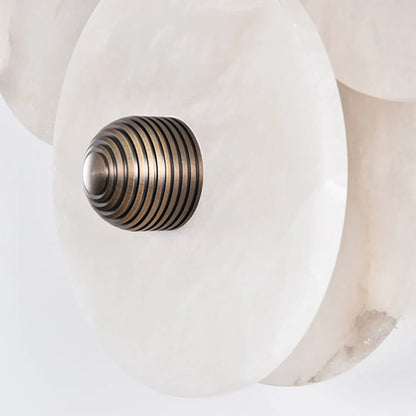 Round Alabaster Wall Lamp