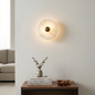 Round Alabaster Wall Lamp