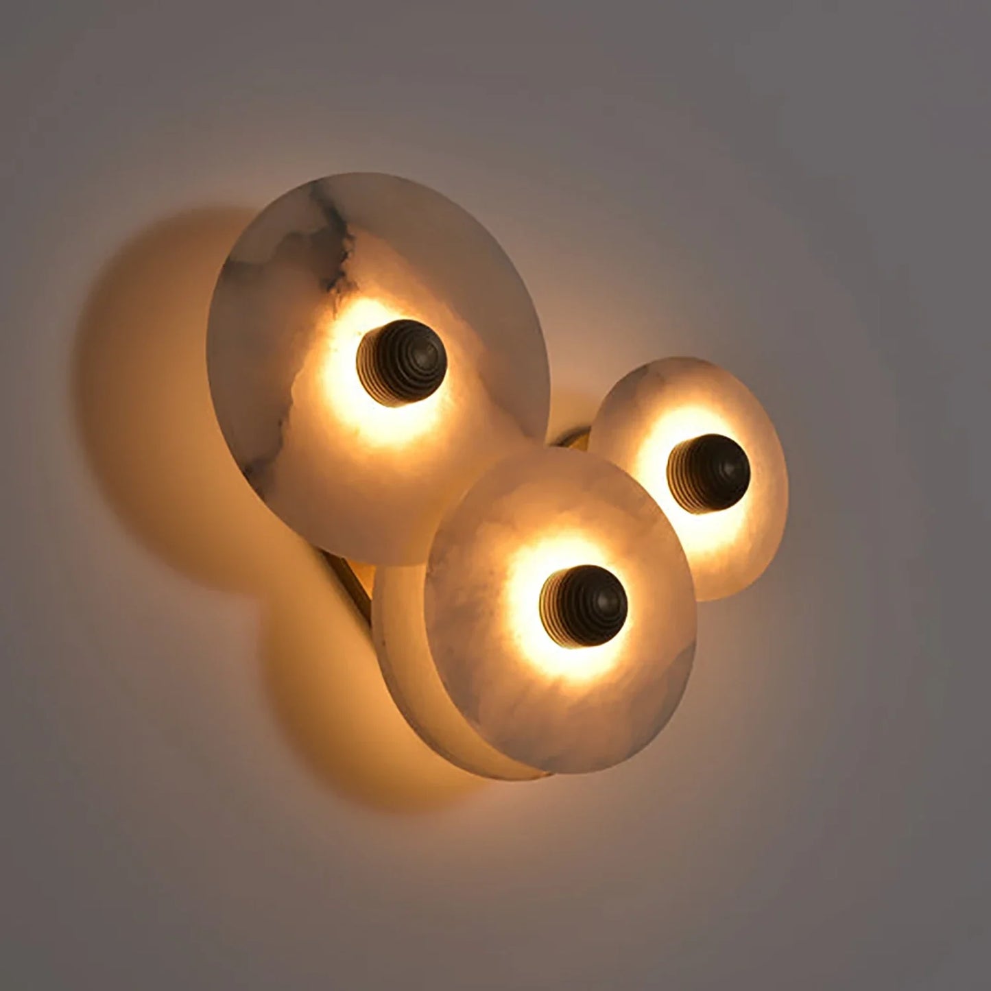 Round Alabaster Wall Lamp