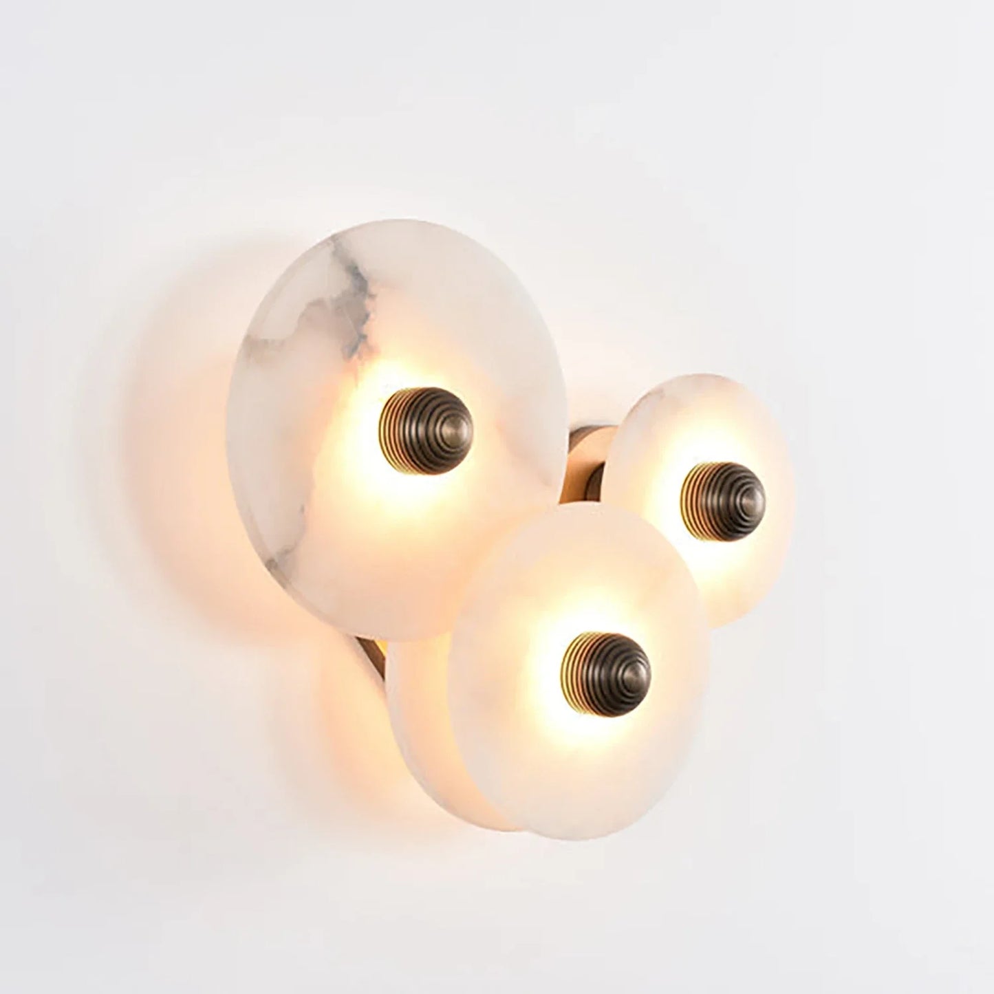 Round Alabaster Wall Lamp