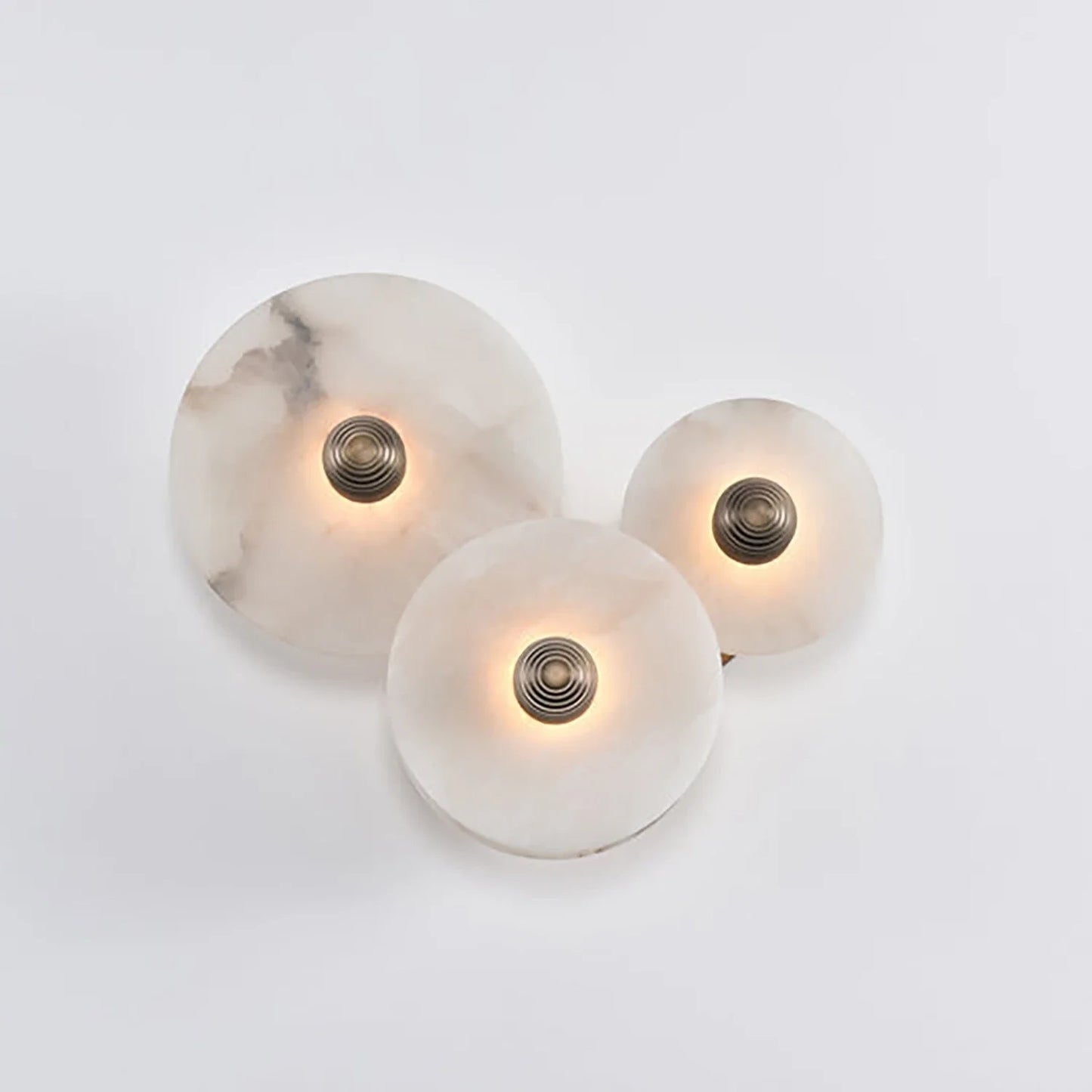 Round Alabaster Wall Lamp