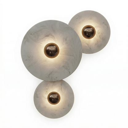 Round Alabaster Wall Lamp